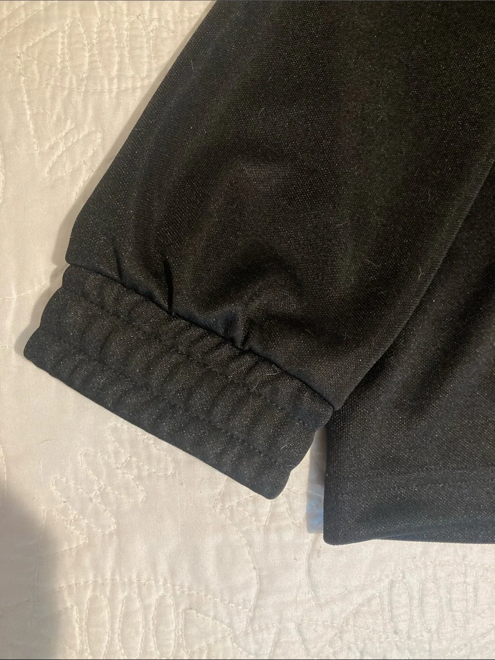 adidas Black 1/4 Zip Performance Pullover